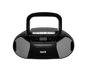 Radio DAB+ / FM PBB1 avec Lecteur CD et Cassettes Boombox Portable Noir