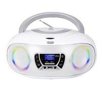 Trevi Radioodtwarzacz Boombox CMP583 DAB CD Bluetooth USB Radio MP3 blanc (FM, DAB+ DAB, DAB), Radio, Bleu