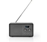 Radio Nedis Radio dab+ | 4,5 w | fm | fonction horloge et alarme | noir