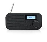 Radio DAB Plus - Caliber HPG318DAB - Fonction d'alarme Sans fil 8 heures Portable 150 x 40 x 65 mm Noir