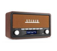 Audizio FOGGIA Radio DAB+ Portable Stéréo 50W - Cuivre Marron Foncé/Cuivré G