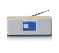 Radio DAB+ portable Bluetooth® 5.0 - Lenco - Bambou-Blanc