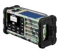 Radio DAB Portable - Sangean - Dab Survivor - Camouflage Vert - Bluetooth - Batterie Intégrée