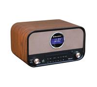Radio DAB + - Soundmaster - NR850 - Lecteur CD - Acajou - Haut-parleurs rétro