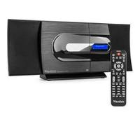 Audizio Tours Radio Dab Stéréo 80W - Noir, avec Lecteur CD, Lecteur MP3, Bluetooth, Radio FM, Écran LCD, Port USB Intégré, Idéal pour Écouter Vos Musiques Favorites
