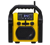 Radio de chantier Adler, Bluetooth 5.1, IPX 54, puissance 10 W, AD 1911
