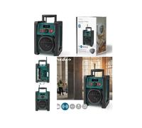 Radio de chantier DAB+ - NEDIS - 2.2"" Écran Bleu - Bluetooth® - IP65 - 15 W
