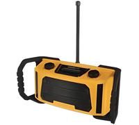 Radio de chantier - PEREL - DAB/DAB+/FM - 10 stations préréglées - 2 x 2.5 W - Noir