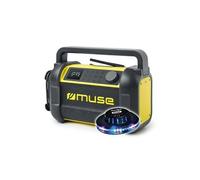 Radio de Chantier Robuste Muse M-928 BTY étanche à la poussière et aux éclaboussures (IP64), Bluetooth, Radio, Lumière inclus