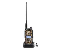 Radio de Chasse Retevis EZTalk 62, Étanche IP67 avec Finition Camouflage, Portée Étendue,VOX, TOT, Lampe de Poche, Batterie 2200mAh, Fonction Muet Instantané et Appels de Chasse(1 Pcs, Camouflage)