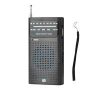 Radio de Poche FM/AM fonctionnant sur Piles, Petite Radio avec Haut-Parleur stéréo intégré/Prise Casque, radios Portables avec Pile AA pour la randonnée