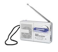 Radio de Poche Portable, Mini Radio Compacte à Piles, Double Canal AM/FM Réglable, pour L'extérieur, Design Classique