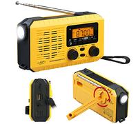 Radio de poche solaire & dynamo avec écran LCD [infactory]