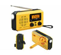 Radio de poche solaire & dynamo avec écran LCD SOL-1520 Infactory