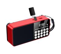 Radio De Poche Support De Carte TF avec Petit Affichage Numérique Portable | Radio Stéréo Idéal Pour Voyages En Extérieur, Camping, Situations D'Urgence, Tempêtes Et Tornades
