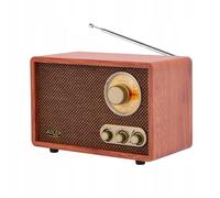 Radio de siège - Adler - AD 1171 - Bluetooth - Look rétro - Réglage des basses et aigus