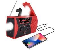 Radio de survie d'urgence à énergie solaire autonome, mini portable pour activités de plein air, jaune (lumière ultra-brillante), haute