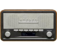 Radio de table Denver DAB-18 DAB+, FM AUX Boîtier en bois véritable bois
