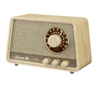Sangean Radio de table WR-101 – Bluetooth, AUX – Bois clair