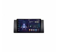 Radio de Voiture 2 Din pour BMW X5 M5 E39 E53 1995-2006 HD Écran Tactile avec Carplay Android Auto sans Fil GPS Wi-FI USB Bluetooth RDS Radio Caméra, FM, 4 Nuclear 1G+32G