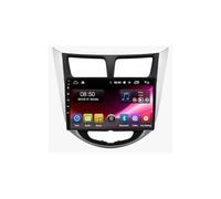 Radio de Voiture 2 Din pour Hyundai Solaris Accent Verna 2010-2016 Bluetooth Voiture Stéréo WiFi Récepteur Radio FM USB Lien Miroir Auto Navi, 4 Nuclear 1G+16G