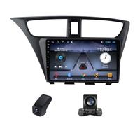 Radio de Voiture pour Honda Civic 9 FK FB 2012-2017 - Carplay sans Fil et Android Auto - Stéréo Android 12 de 9 Pouces avec Bluetooth 4GLTE WiFi Navigation GPS FM AM Radio RDS SWC(M150CP)