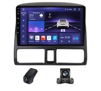 Radio de Voiture pour Honda CR-V CRV 2 2001-2006 - Carplay sans Fil et Android Auto - Stéréo Android 12 de 9 Pouces avec Bluetooth 4GLTE WiFi Navigation GPS FM AM Radio RDS SWC(M600S)