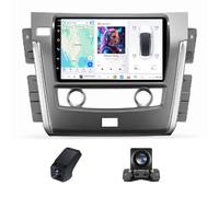 Radio de Voiture pour Nissan Patrol 6 Y62 2010-2020- Carplay sans Fil et Android Auto - Stéréo Android 10 Pouces avec WiFi Navigation GPS FM Radio RDS+ Caméra AHD/Contrôle du Volant(M400S)