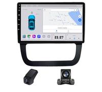Radio de Voiture pour Volkswagen Jetta 5 2005-2010- Carplay sans Fil et Android Auto-Stéréo Android 10 Pouces avec WiFi Navigation GPS FM Radio RDS+Caméra AHD/Contrôle du Volant(C,M100CP)