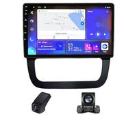 Radio de Voiture pour Volkswagen Jetta 5 2005-2010- Carplay sans Fil et Android Auto-Stéréo Android 10 Pouces avec WiFi Navigation GPS FM Radio RDS+Caméra AHD/Contrôle du Volant(C,M400S)