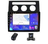 Radio de Voiture pour Volkswagen Touran 1 2003-2010- Carplay sans Fil et Android Auto-Stéréo Android 10 Pouces avec WiFi Navigation GPS FM Radio RDS+Caméra AHD/Contrôle du Volant(A,M500S)