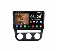Radio de Voiture pour VW Scirocco Transporter MultivanT5 T6 Poste Radio Bluetooth Main Libre, Écran Tactile, Navigation GPS, Contrôle Vocal, Aux, Mirrorlink, 4 Nuclear 1G+32G