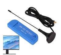 Radio définie par logiciel - Récepteur RTL2832U, clé de tuner USB | Adaptateur SDR à gain élevé, connecteur d'antenne MCX pour décodage de signal, analyse du spectre, radio jambon, compatible avec