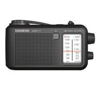 Sangean MMR-77 Radio d'extérieur FM, AM radio d'urgence manivelle, protégé contre les projections d'
