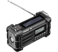 Radio dextérieur Sangean MMR-99 DAB+ Black DAB+, DAB, FM radio durgence, Bluetooth panneau solaire, protégé contre les projections deau, étanche à la poussière