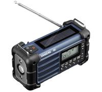 Sangean Radio d'extérieur MMR-99 – DAB+/DAB/FM, Bluetooth, solaire et manivelle – Bleu