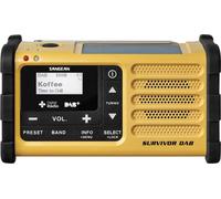 Sangean MMR-88 DAB Radio portable Numérique Noir, Jaune
