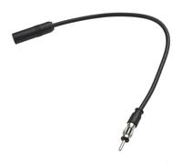 Radio DIN pour rallonge d'antenne 30 cm pour autoradio DIN pour antenne | Construction ABS flexible, design coaxial, empêche la perte de signal, s'adapte aux espaces restreints