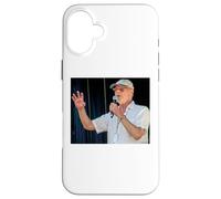 Radio DJ Bob Harris Old Grey Whistle Test par Dick Barnatt Coque pour iPhone 16 Plus
