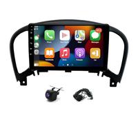 Radio double DIN 2 + 32 G pour Nissan Juke 2010-2014, avec écran Bluetooth, écran tactile IPS 9", radio de voiture avec Carplay sans fil, Android, GPS, WiFi, caméra de recul FM/RDS