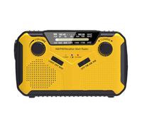 Radio d'urgence 3000mah | Radio de manivelle à main solaire pour escalade de survie en plein air, batterie externe mobile 3000 mAh avec alarme SOS, lampe de poche, lampe de lecture, batterie alimentée