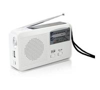 Radio D'urgence Avec Solaire Et Manivelle Auto-Alimentée, Batterie Rechargeable Usb, Radio Fm/Am, Lampe De Poche Led, Chargeur De Téléphone