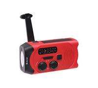 Denver Radio d'urgence SCR-2010 FM AM Li-ION 2000 mAh Portable Rouge/Noir