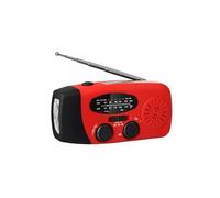 Radio d'urgence,ELVANZA,radio solaire,radio à manivelle,réception triple bande AM/FM/NOAA,sortie USB 5 V pouvant servir de batterie externe,indice de