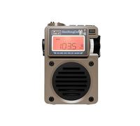 Radio D'Urgence HRD-701 , Bande Complète, , Haut-Parleur Subwoofer, Lecteur de Musique avec Carte TF, Récepteur Radio FM MW SW