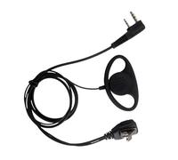Radio Earpiece Headset - Acoustic Tube Communication, Security SURVEILANCE Earphone, Microphone Audio Accessory Device | 2.5mm Single Pin Connector System, Clear Voice Transmission Equipment