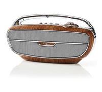 radio enceinte Nedis FM Bluetooth brun G