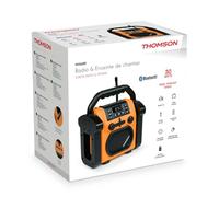 Radio et Enceinte de Chantier, Batterie Rechargeable,Bluetooth, Radio FM, AUX in, 30 Watts Thomson