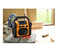 Radio et Enceinte de Chantier, Batterie Rechargeable,Bluetooth, Radio FM, AUX in, 30 Watts Thomson