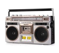 Radio Et Enregistreur Rétro, Lecteur De Cassette Radio De Style Années 80 avec Bluetooth/AM/FM, Boombox à Cassette, Lecteur CD Portable, Double Lecture Audio HD